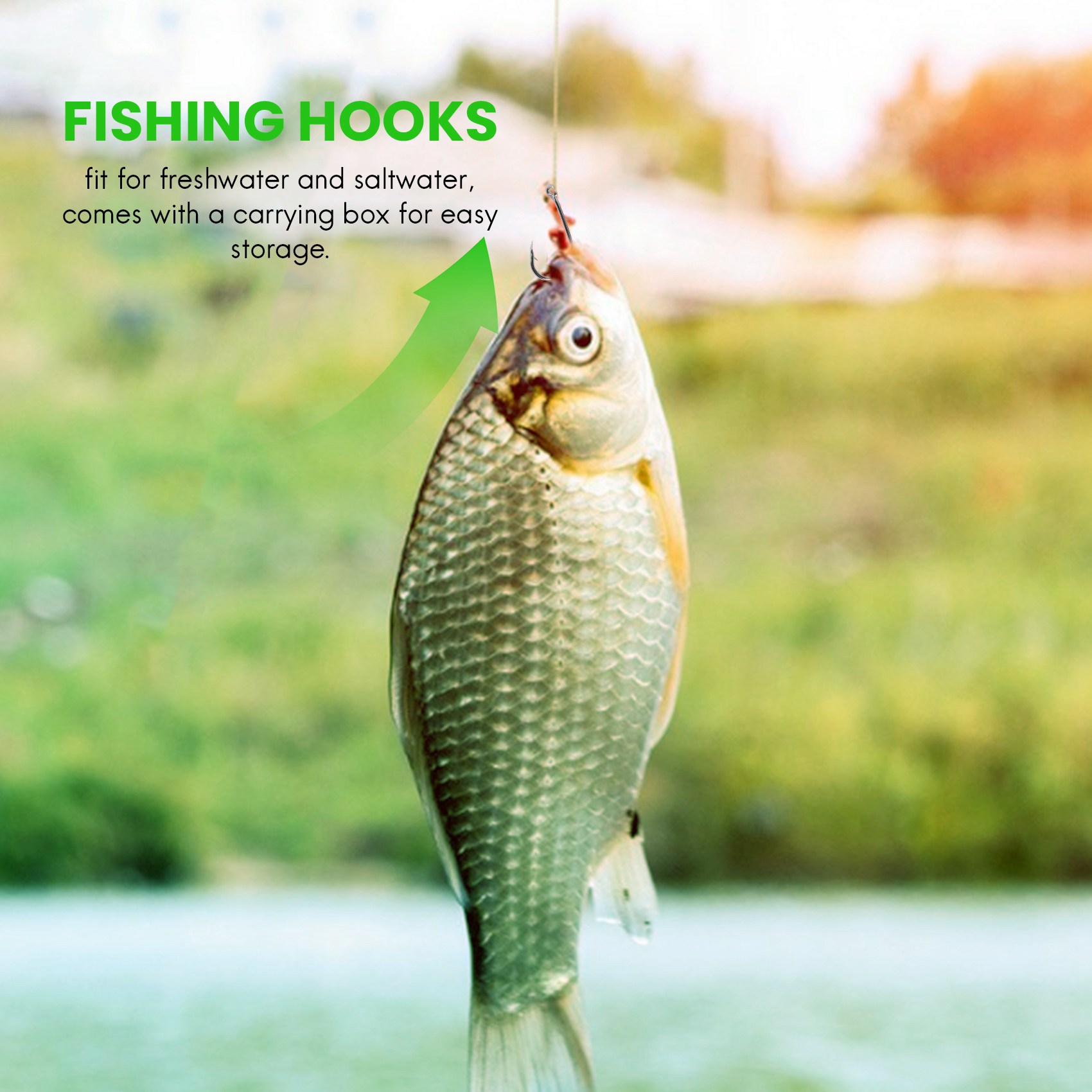 Nuovo arrivo 500 pezzi/set di  - Fishing Hook Box recensione e prezzo